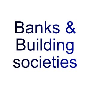 Banks & building societies (Barclays, HSBC, NatWest, Nationwide)