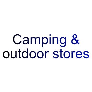 Camping & outdoor stores