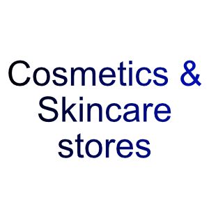 Cosmetics & Skincare stores (e.g., The Body Shop, Lush)