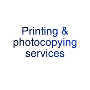 Printing & photocopying services